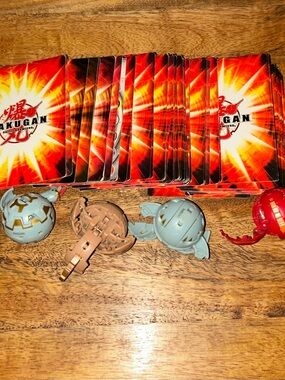 Bakugan Battle Brawlers Assorted Toy Spheres - Blue, Brown, Red